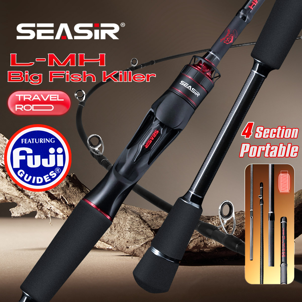 Fishing Rod Surf - Seasir Salminus XF M/MH Spining&Casting Angelrute