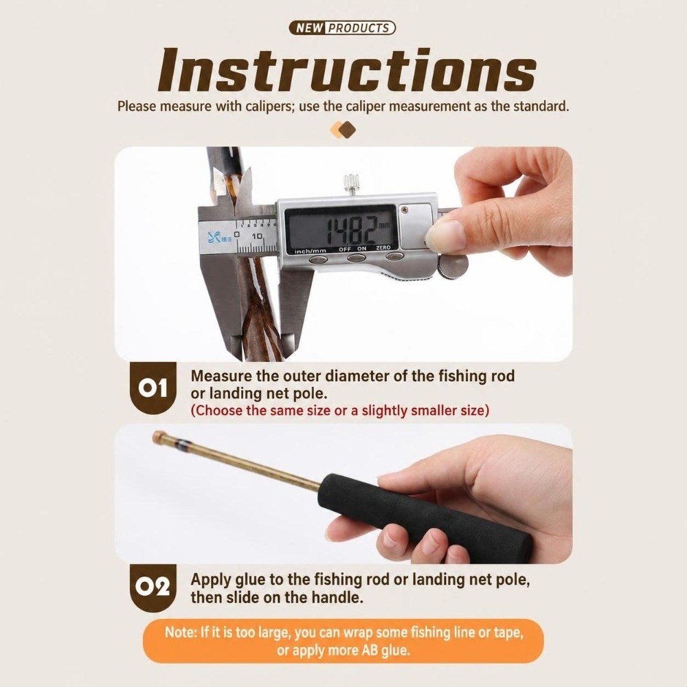 Tragbarer EVA-Angelrutengriff, – Fishing Rod Building Kit Bewertung und Preis