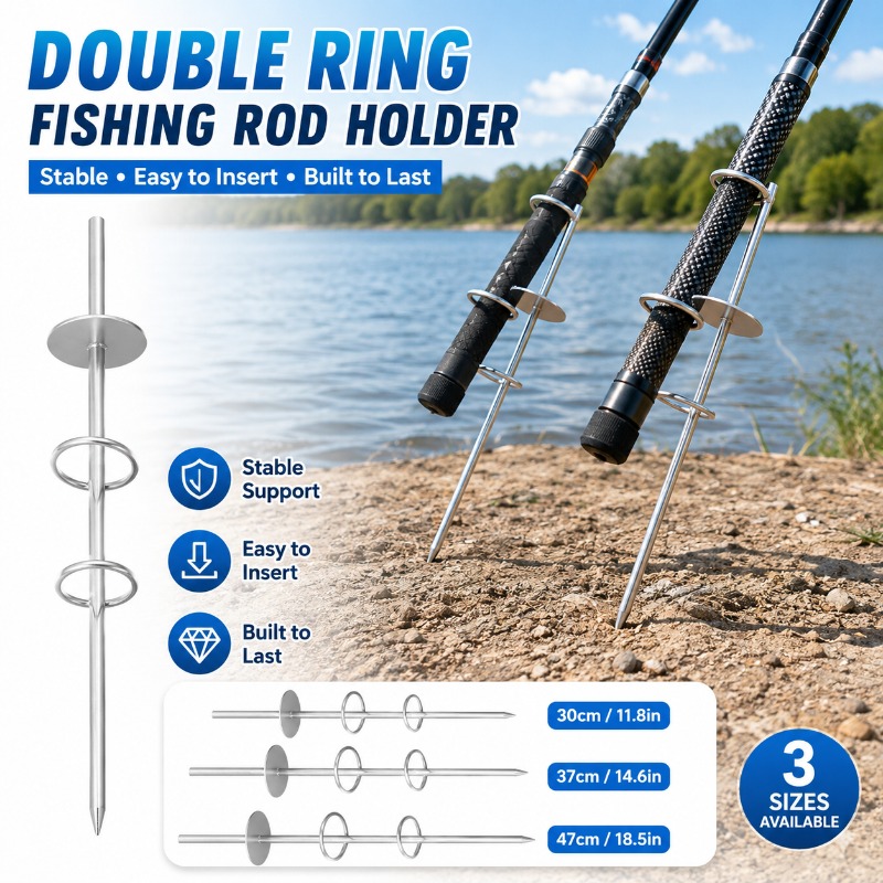 Doppelring-Angelrutenhalter mi – Fishing Rod Surf Bewertung und Preis